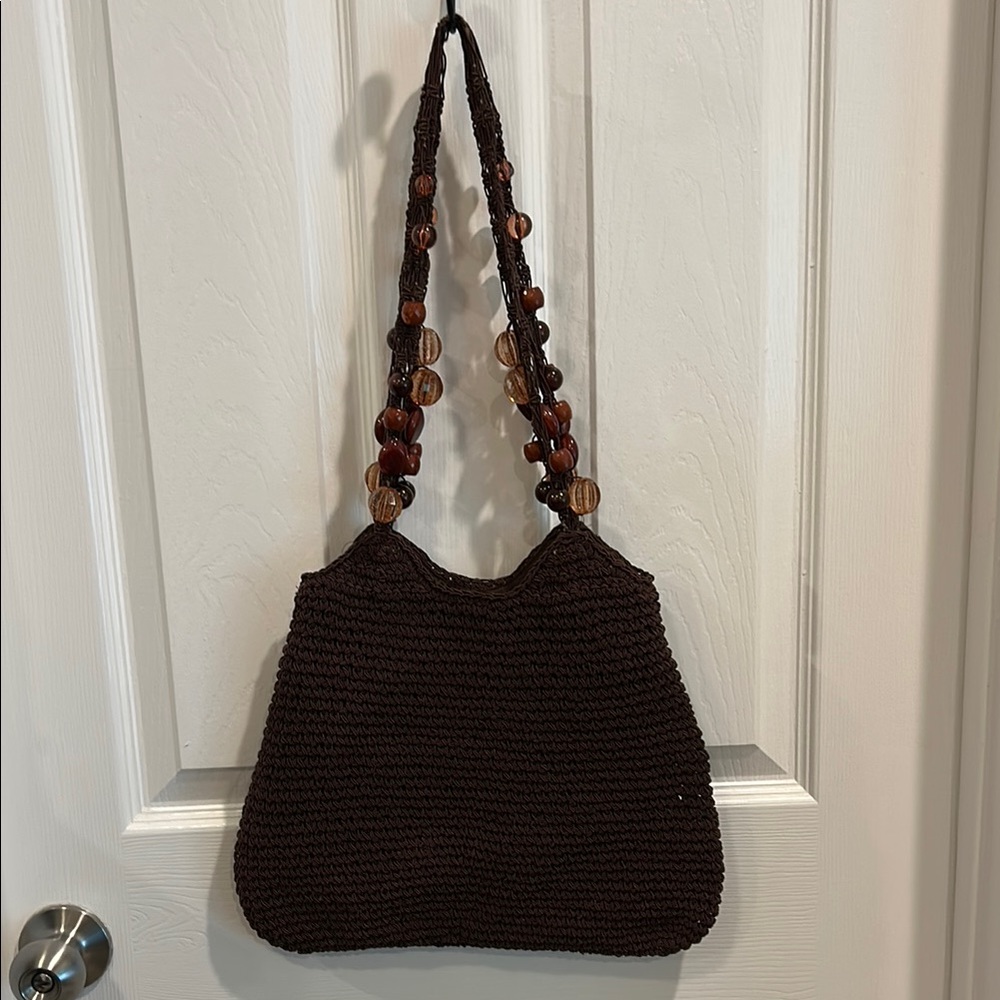 Cappelli Brown Woven Shoulder Bag